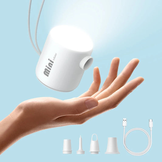QuickInflate – Baseus Mini Air Pump for Travel & Camping