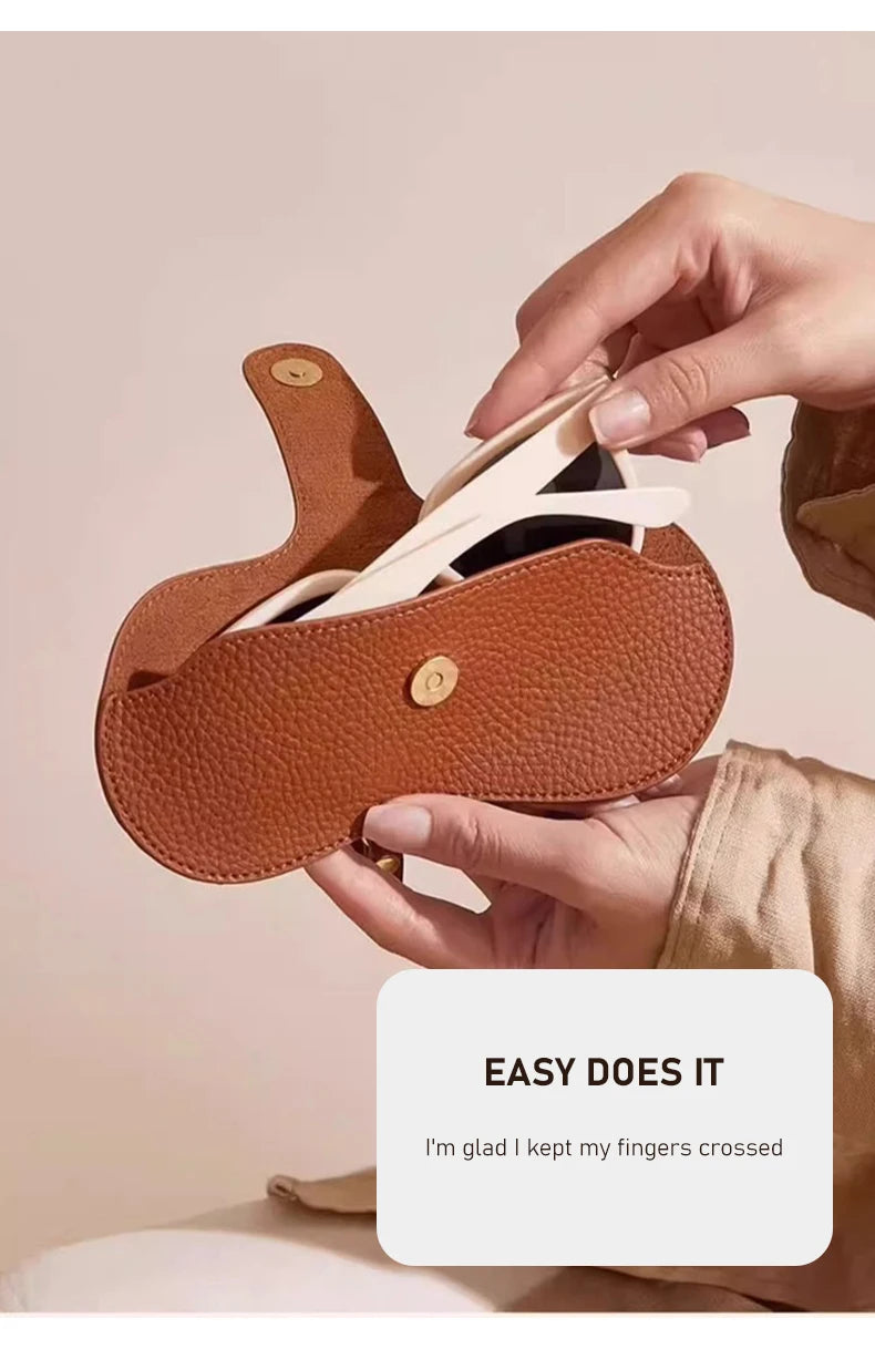 Premium Leather Scratch-Free Eyewear Case