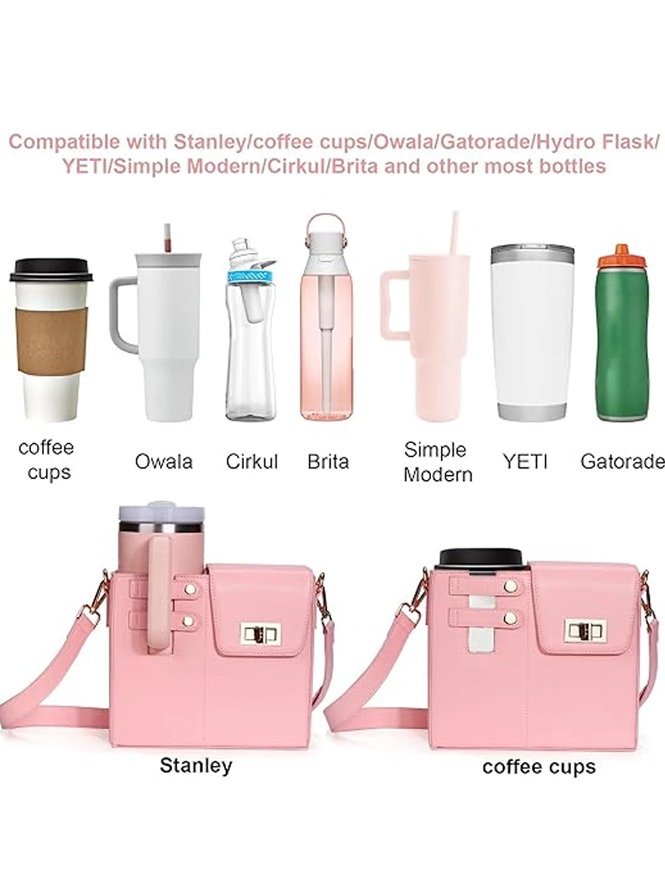 Portable Crossbody Water Bottle Holder – Universal Fit, Protective & Stylish