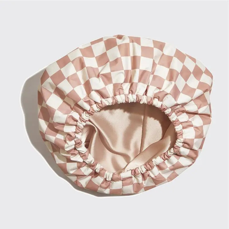 Satin Cline luxury shower cap-offset