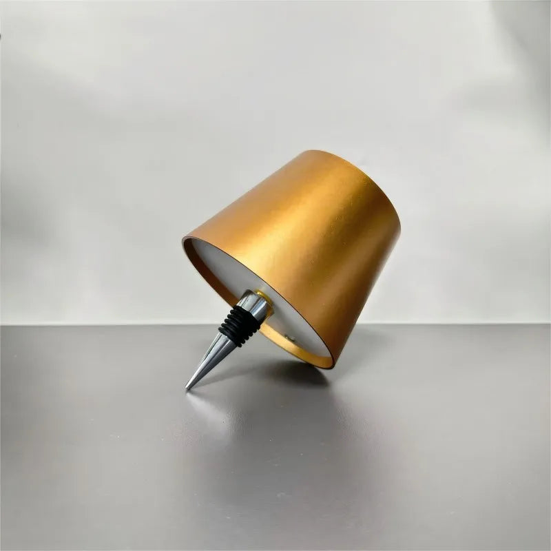 Wireless Bottle Lamp – 3-Color Touch & Dimming Light