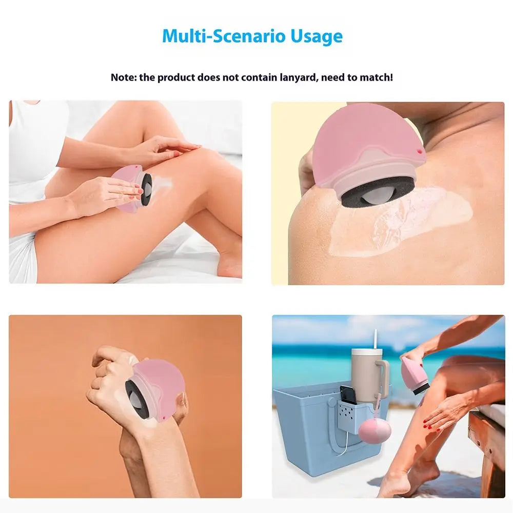 SunRoller – Silicone Sunscreen Applicator for Easy Sun Protection