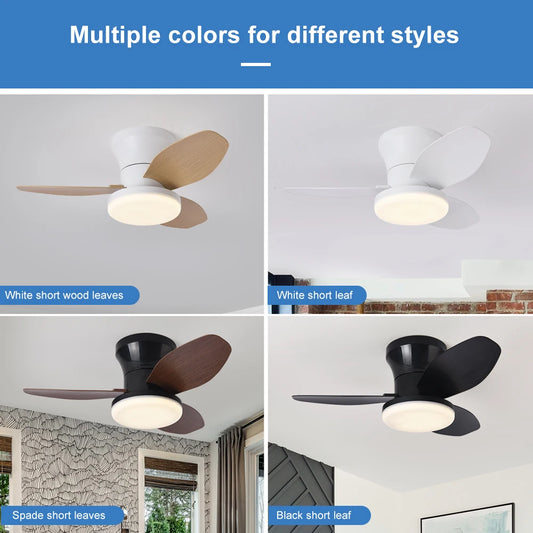 NordicGlow Ceiling Fan – Minimalist Light & Breeze