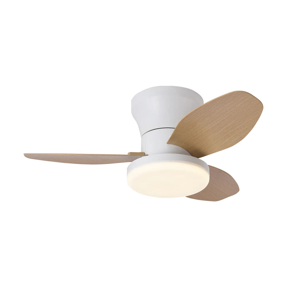 NordicGlow Ceiling Fan – Minimalist Light & Breeze