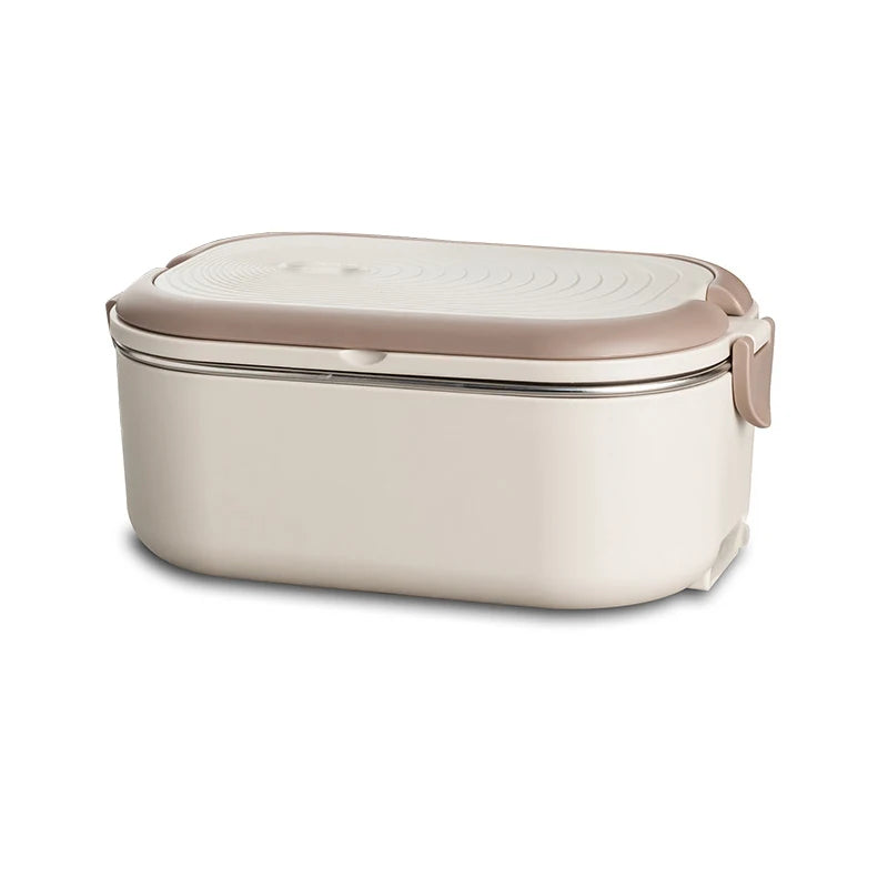 Electric Lunch Box & Food Warmer – 1L Stainless Steel, Travel & Office Ready