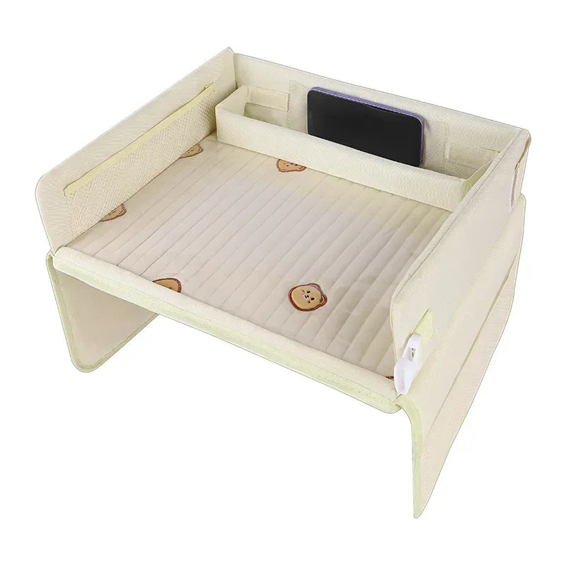 Portable Kids Car Seat Table – Foldable, Waterproof & Perfect for Travel Activities