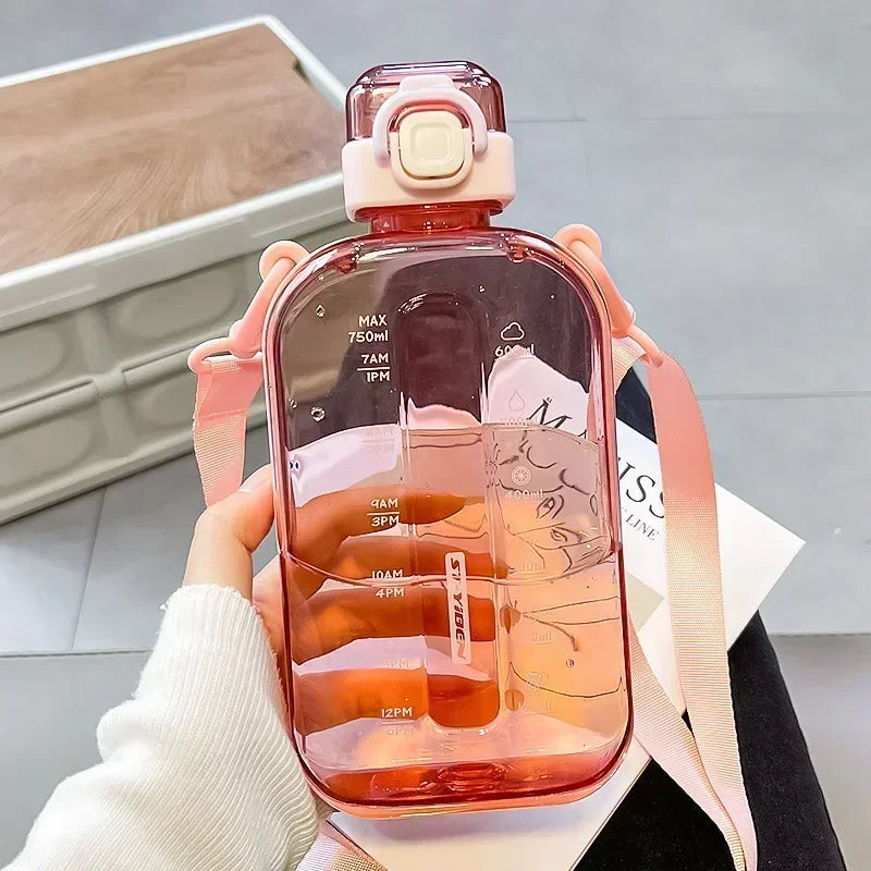 Elegant Slim Water Bottle for On-the-Go Hydration
