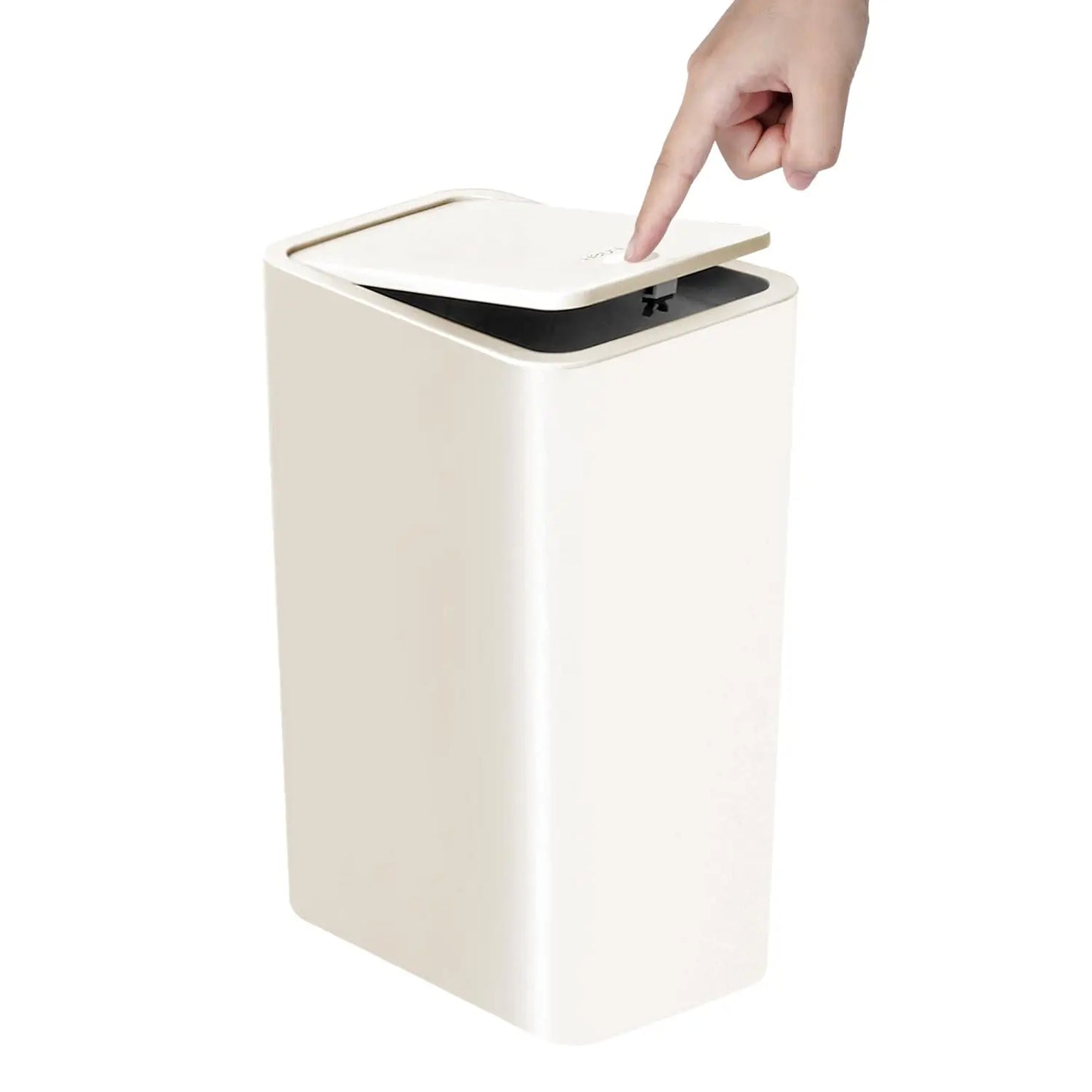 EasyPop Trash Can – 10L Press-Top Bin For Home