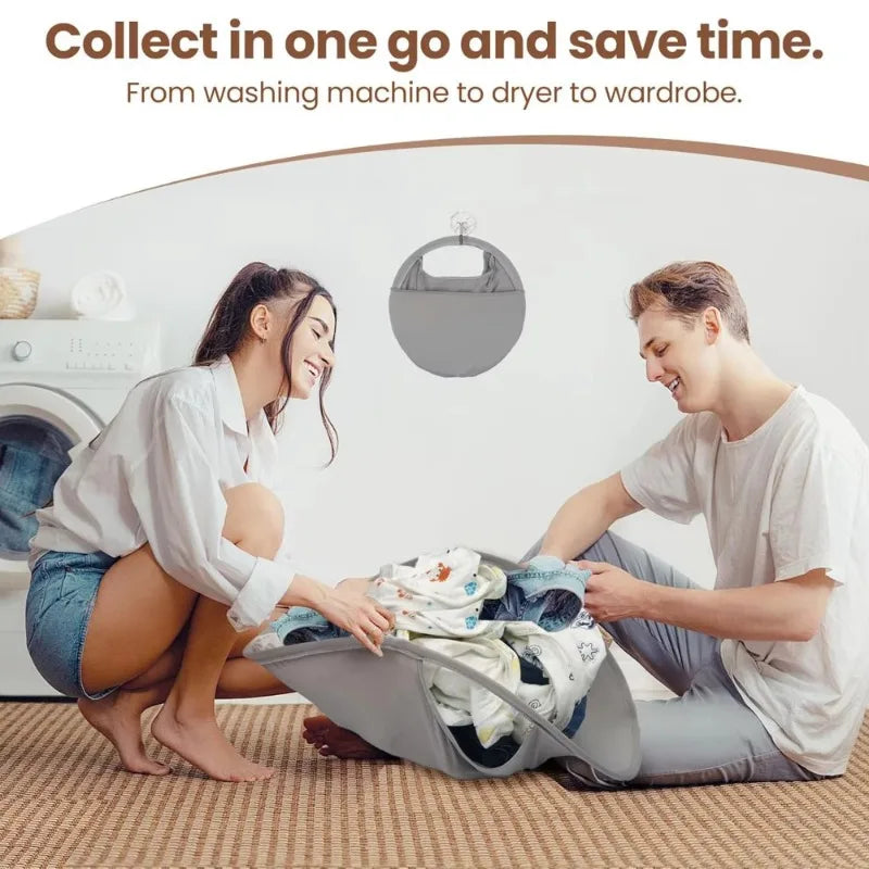 QuickFold Portable Laundry Hamper