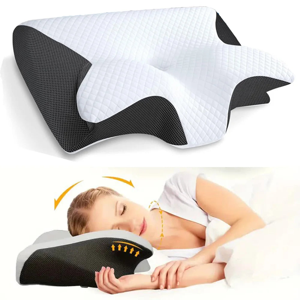 ButterflyRest Neck Pillow – Memory Foam Support for Pain Relief